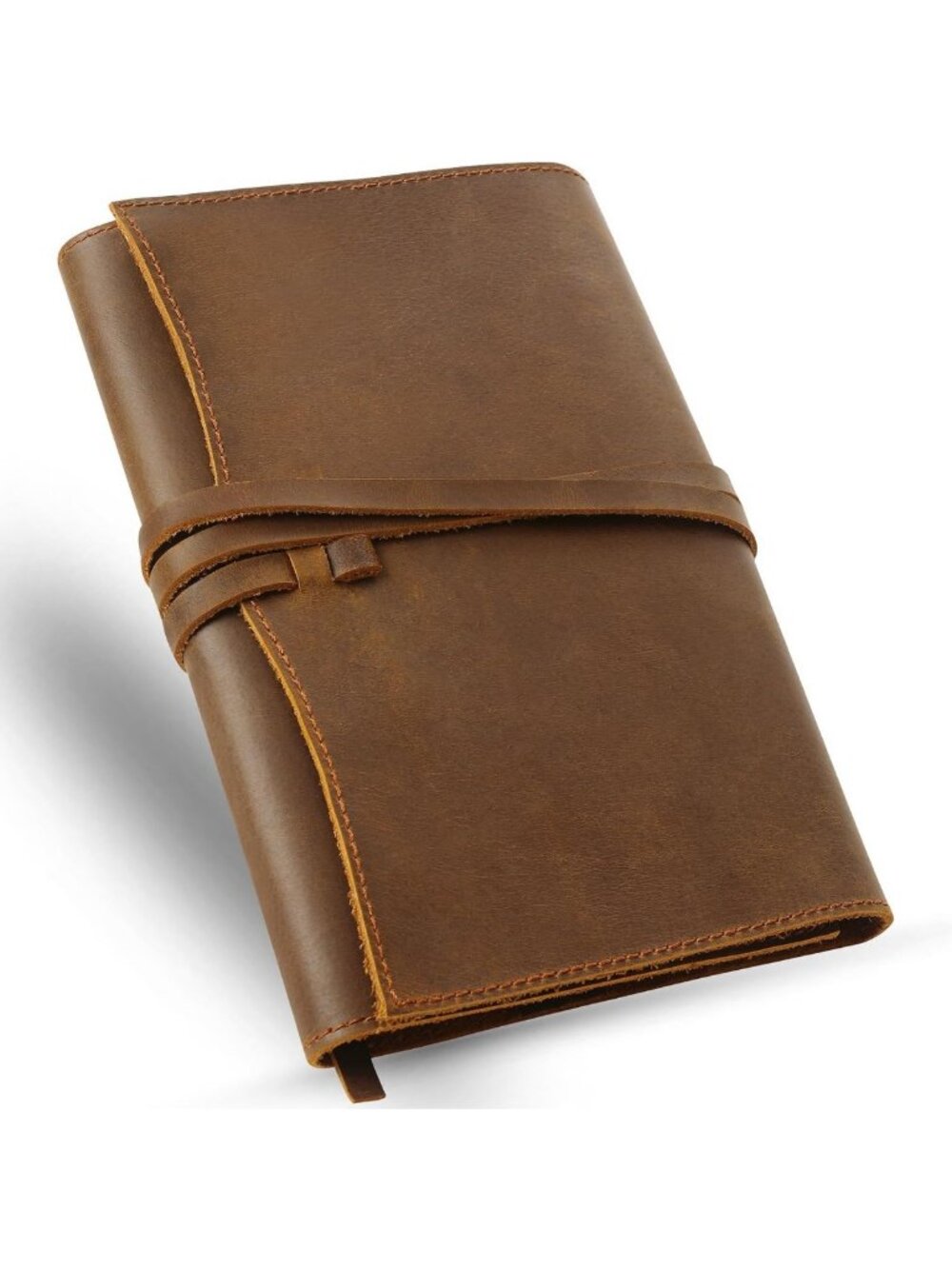 Stylish Leather Bible Cover for Men & Women | Durable Book Holder with Strap